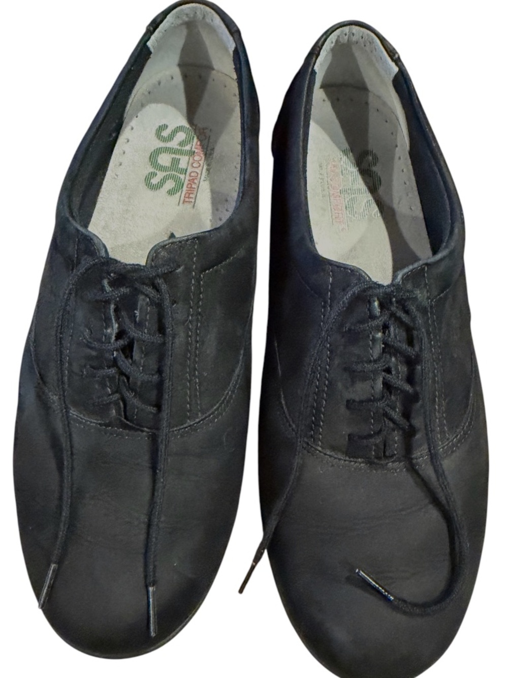 Tripad Comfort SAS Black Suede Style Shoes Size 8W